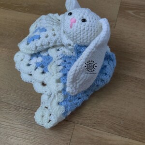Baby Bunny Plush Toy with Blanket image 4