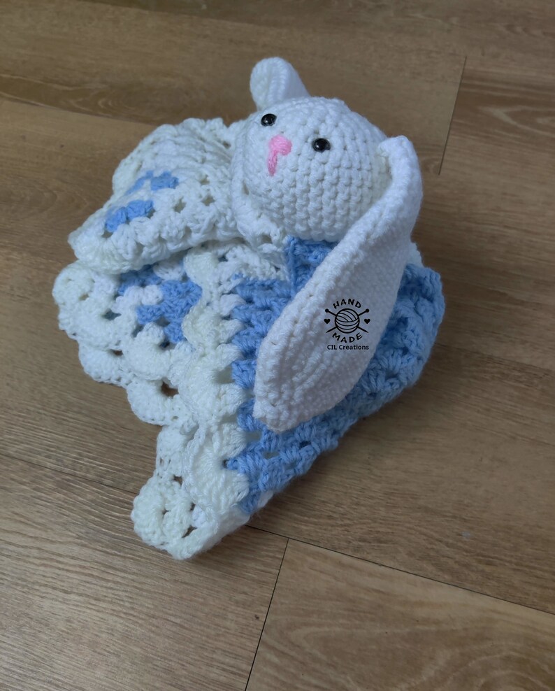 Baby Bunny Plush Toy with Blanket image 4