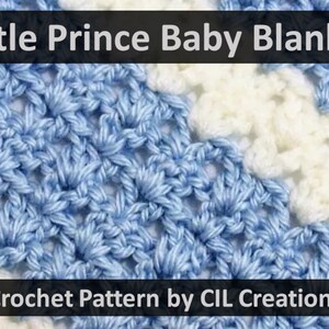 Little Prince Baby Blanket Crochet Pattern image 1