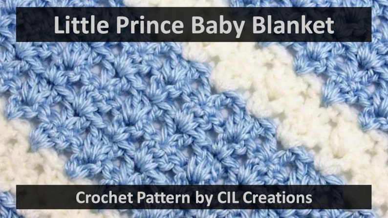 Little Prince Baby Blanket Crochet Pattern image 1