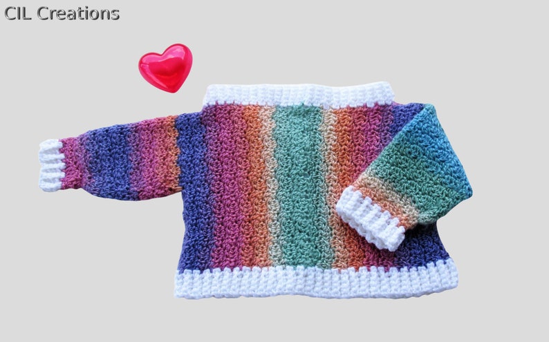 Colorful Newborn Baby Cardigan image 4