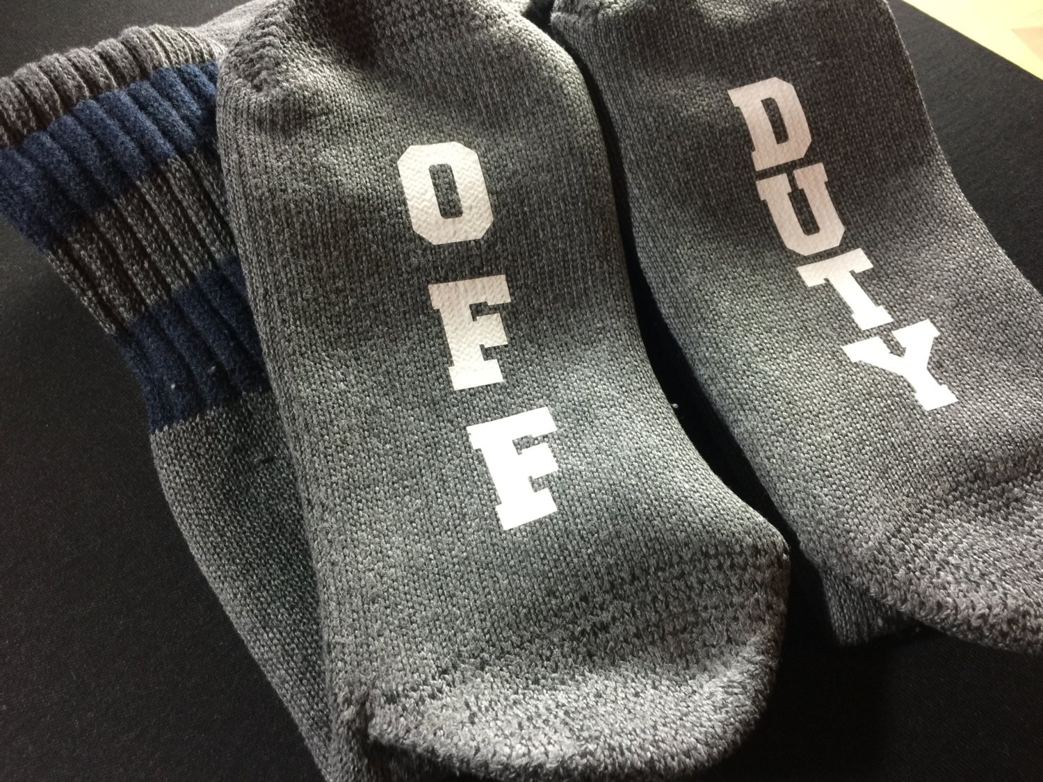 Police Socks Police Gift Off Duty Socks Stocking Stuffer Etsy