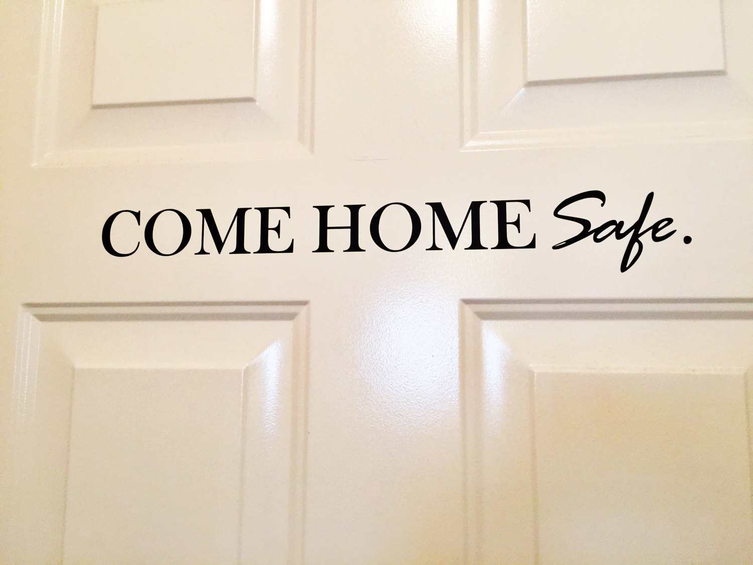 Police Wall Decal Come Home Safe Wall Decal Come Home Safe Etsy