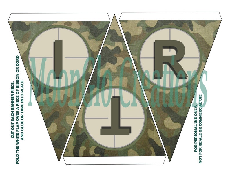 Camouflage Birthday Party Decorations Army Soldier Military Party Su