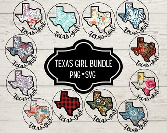 Texas Meisje SVG Bundel, Texas SVG, Texas ClipArt, Texas Png, Texas State Svg, Tshirt Svg, Svg Design