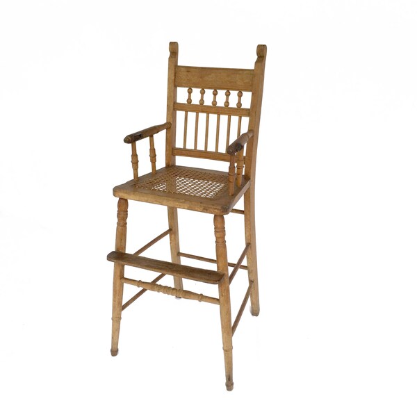 Wooden High Chair Etsy