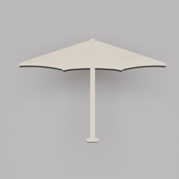 2" - 34" Beach umbrella Wooden Cutout Shape, Silhouette, Gift Tags Ornaments, Decoration Laser Cut Birch Wood #6721