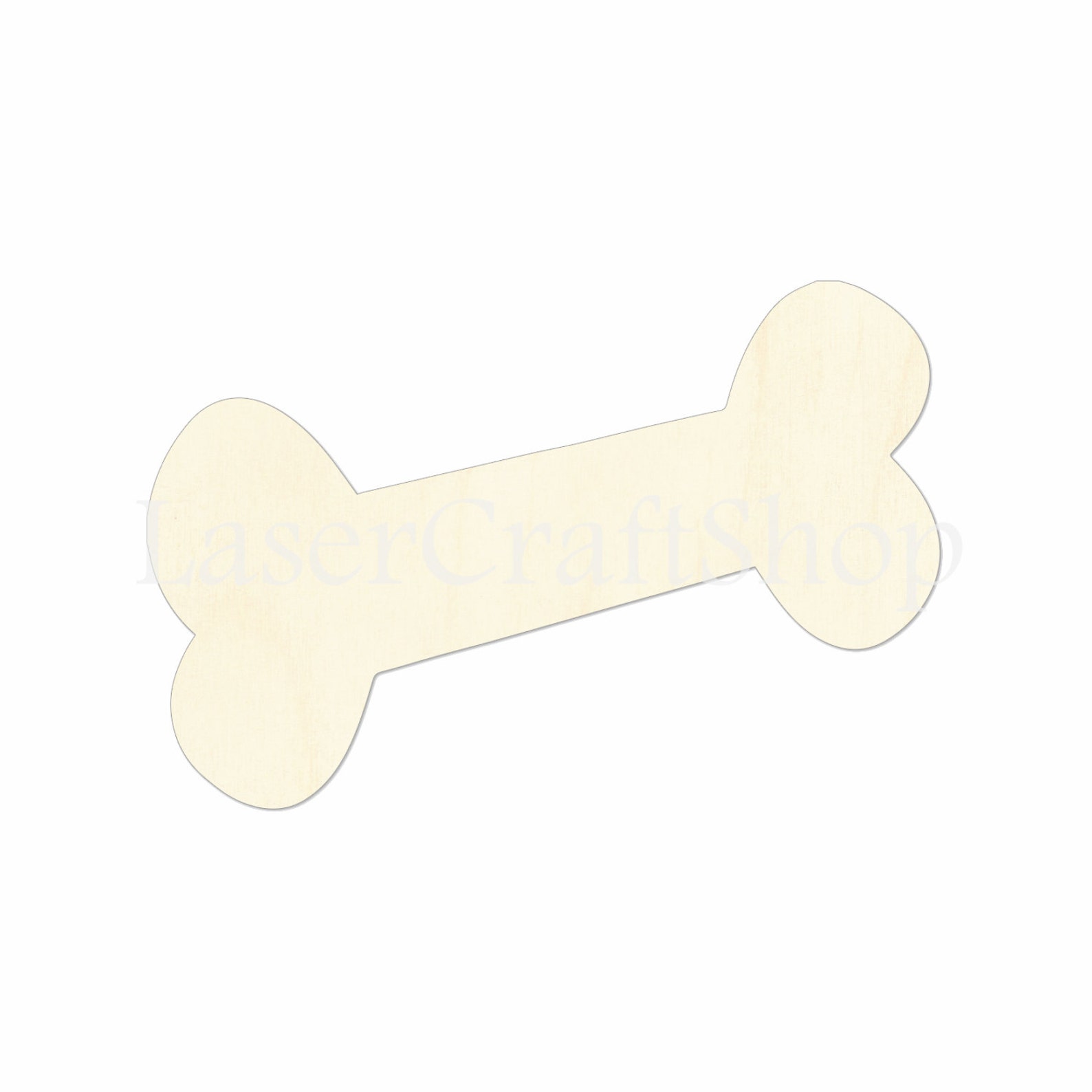 2 34 Dog Bone Wooden Cutout Shape Silhouette Etsy