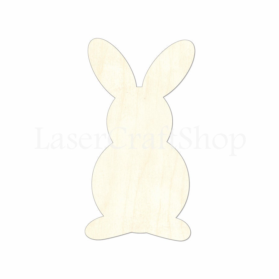 Silhouette Lapin De Dos à Imprimer 2 34 lapin en bois découpe forme Silhouette - Etsy Canada