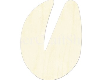2" - 34" Horse footprint Wooden Cutout Shape, Silhouette, Gift Tags Ornaments, Room Decoration, Laser Cut Unfinished Wood,  2248