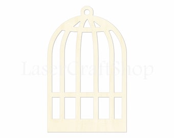 25 Wooden Bird Cage Shapes Gift Tags Blank Decoration Craft DIY Wood Cut Out 25 Wooden Bird Cage Shapes Gift Tags Blank Decoration Craft DIY Wood Cut Out