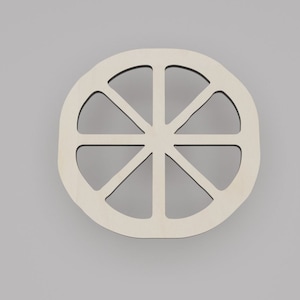 2" - 34" forme de découpe en bois de citron, silhouette, ornements d'étiquettes de cadeau, décoration en bois de bouleau découpé au laser #6388