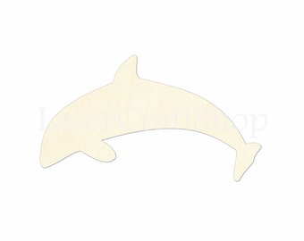 2" - 34" Orca, Killer Whale Wooden Cutout Shape, Silhouette, Gift Tags Ornaments, Room Decoration, Laser Cut Unfinished Wood #2110