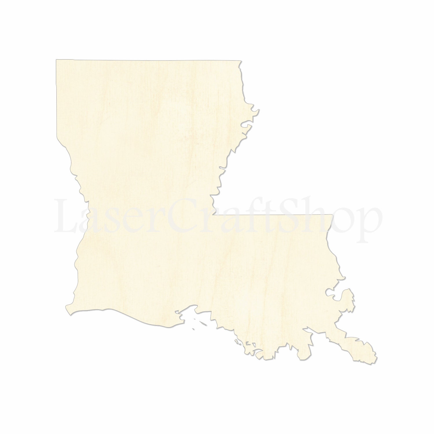 2 34 Louisiana LA State Wooden Cutout Shape | Etsy
