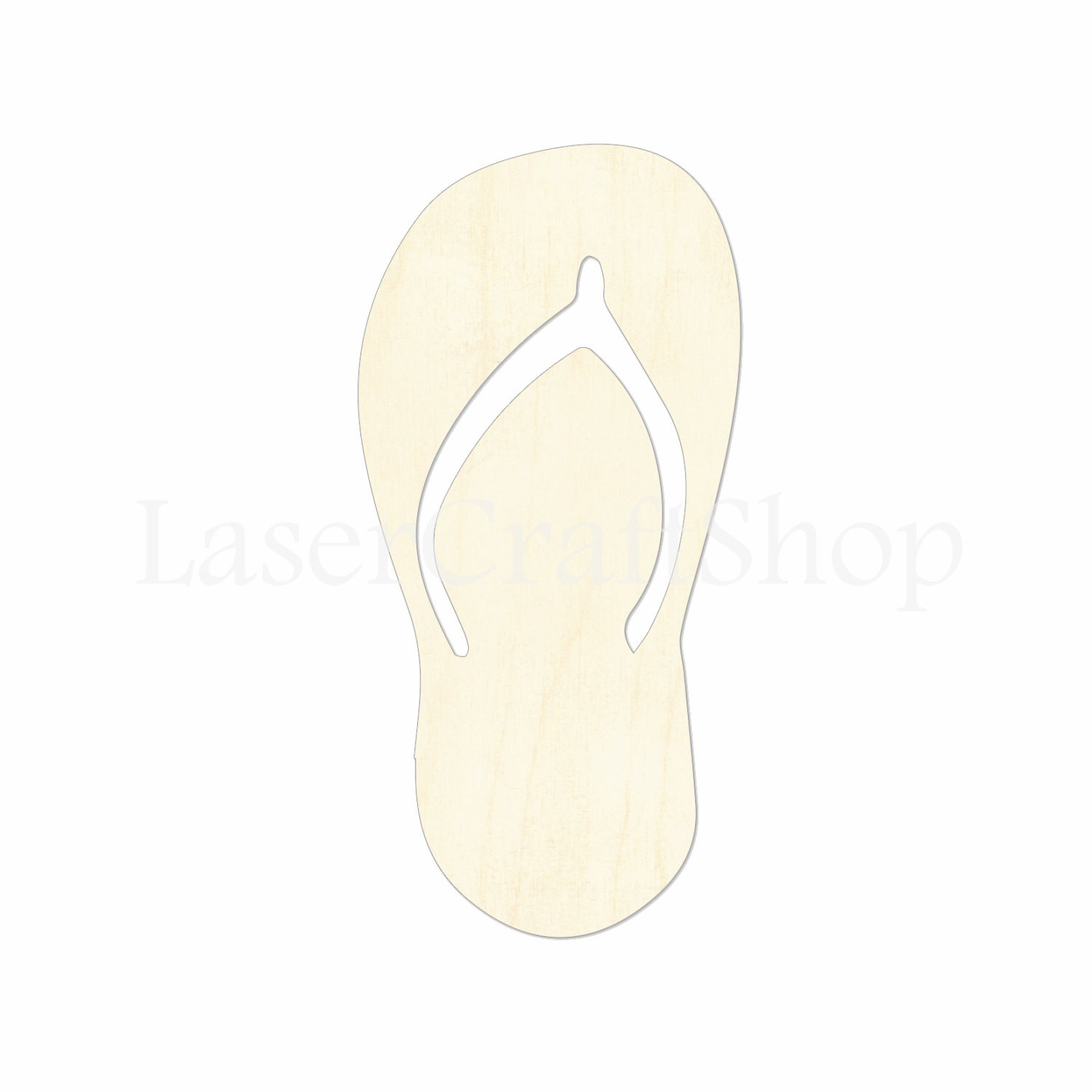 2 34 Flip Flops Wooden Cutout Shape Silhouette | Etsy