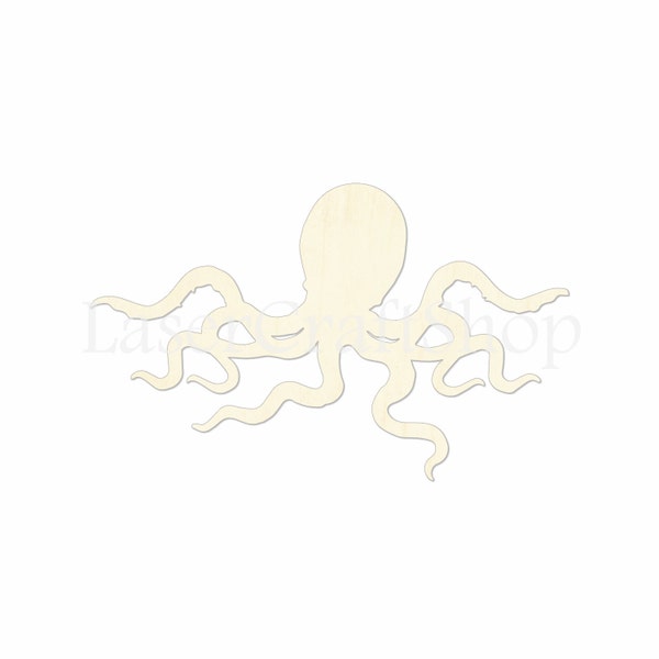 Octopus Wooden Cutout , 1137