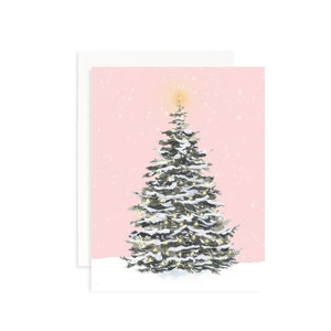 Perfect Tree Christmas Greeting Card | Christmas Tree Greeting Card | Watercolor Christmas Tree | Woodland Card | Christmas Card