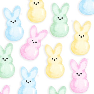 Peeps Bunny Fimo Mix Multi Colors Easter Spring Faux Sprinkles Fake Bake  Easter Funfetti