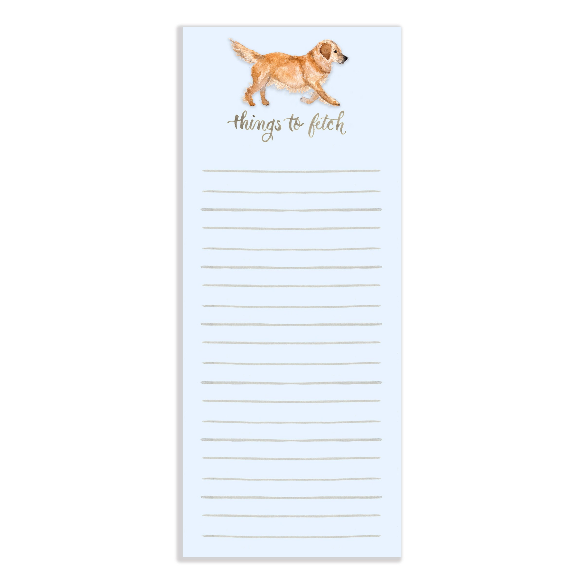 Notepads Custom Watercolor Dog Notepads Personalized Memo Sheets To Do