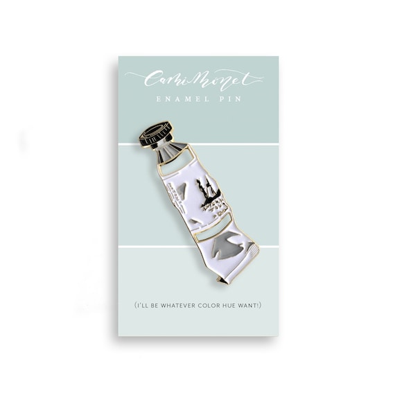 Cutout Paint Tube Enamel Pin Paint Enamel Pin Paint Tube Etsy