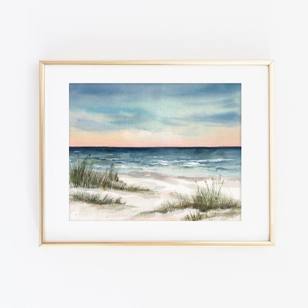 Beach Painting Etsy