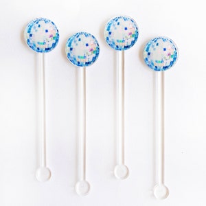 Disco Ball Drink Stirrer 4 Pack - World Market