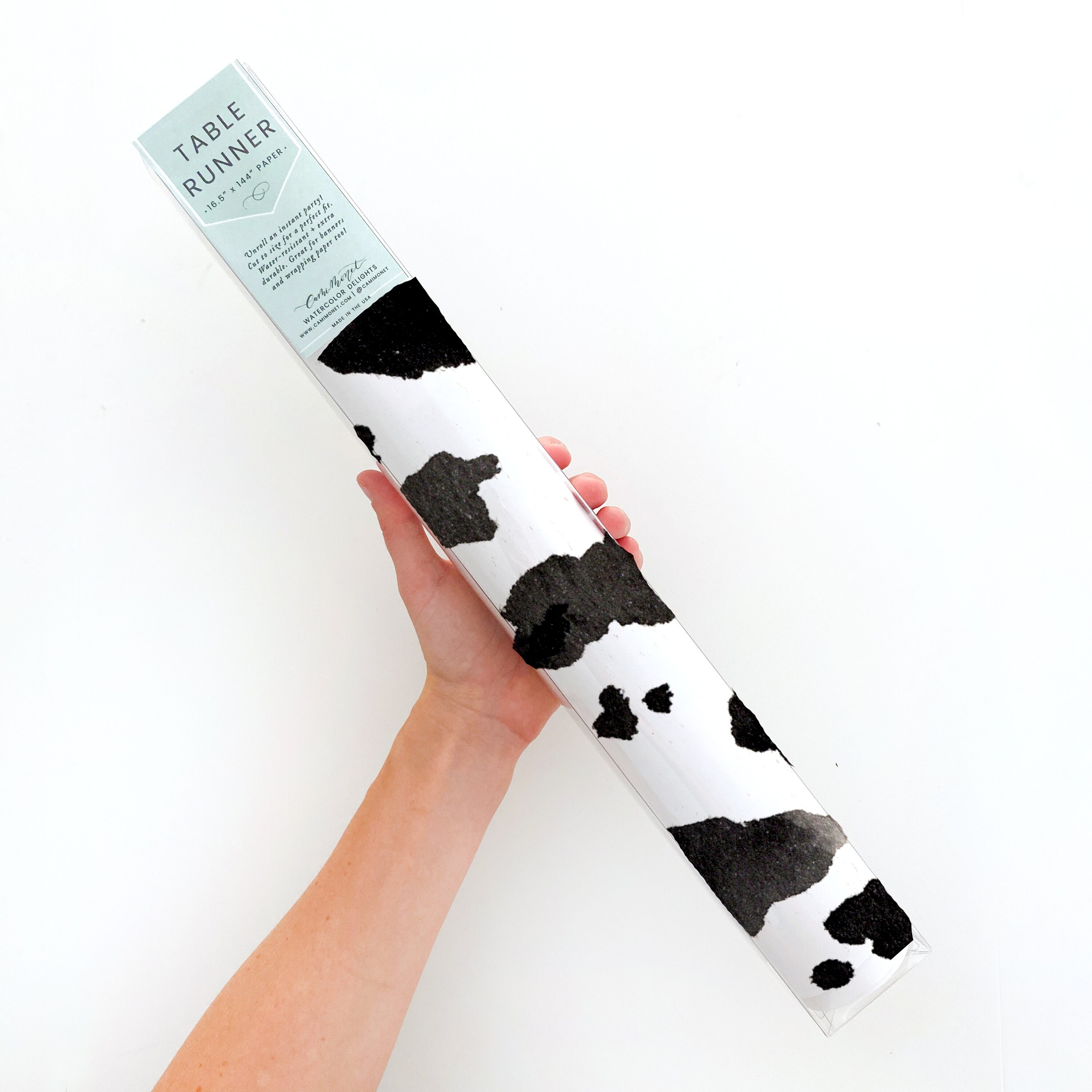 Cow Print Table Runner Cowboy Party Decor Cowgirl Party Decor Disco Cowgirl Bachelorette Cow Print Party Decorations Cow Hide