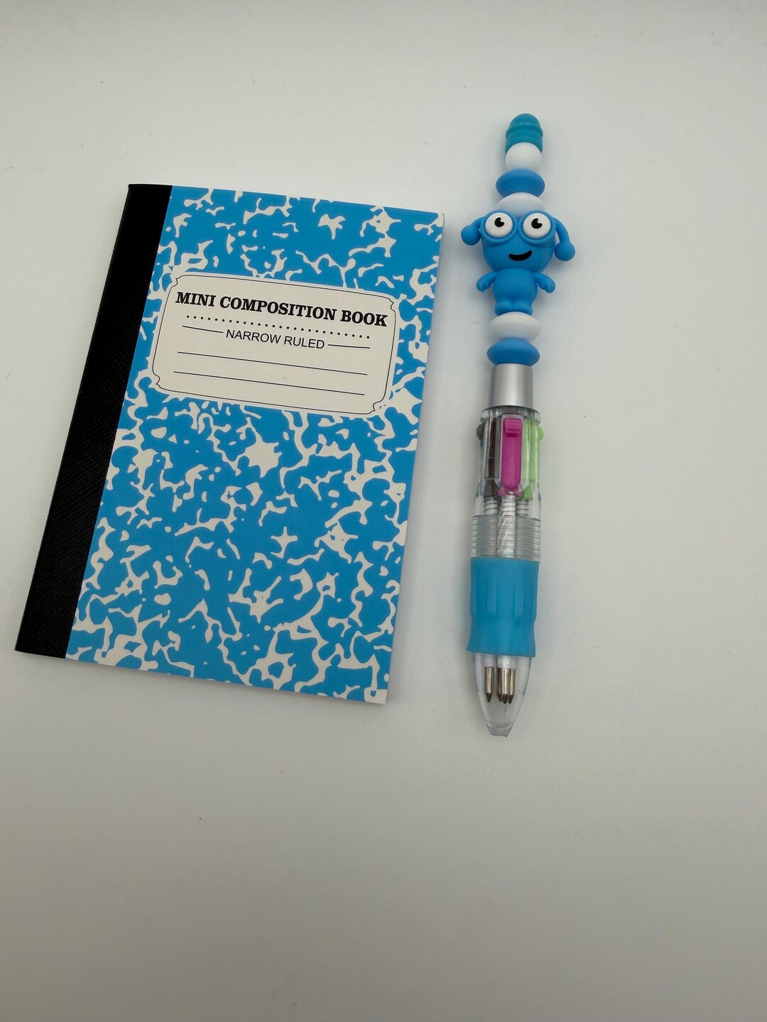 CRUICUT CRITTER Pen Multi Color Pen With Mini Composition Book Note Pad ...