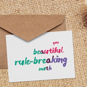 Leslie Knope Citation Carte de vœux - Parcs & Rec, Toutes occasions, Fait à la main