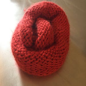 Burnt Orange Infinity Scarf