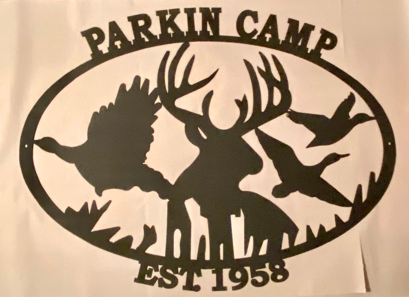 Turkey deer duck metal sign Etsy