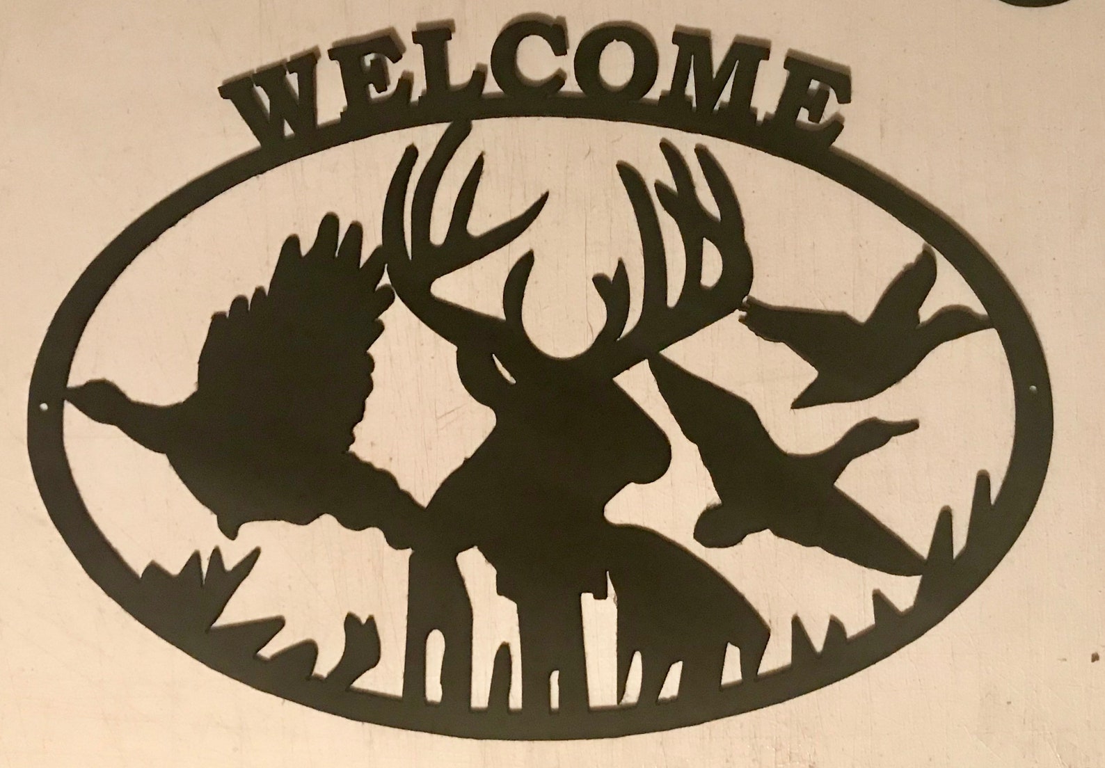 Turkey deer duck metal sign Etsy