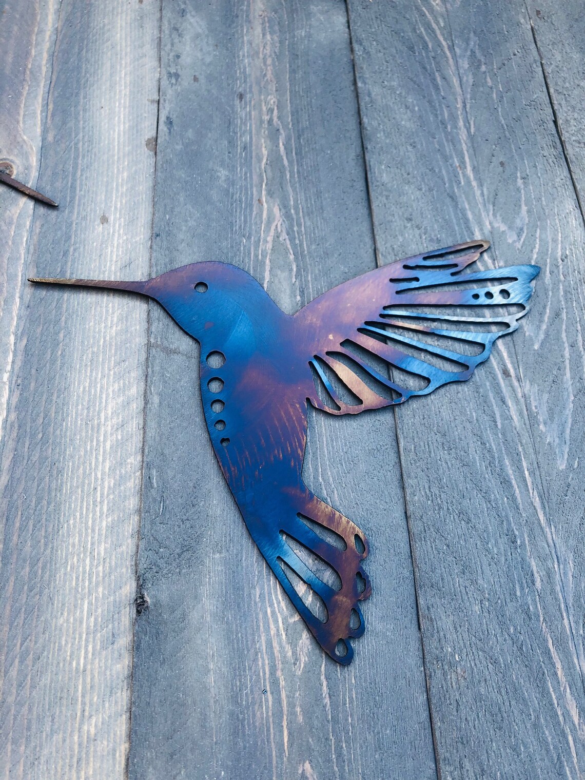 Metal Hummingbirds Etsy