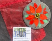Mosaic Christmas Ornament 4 in round