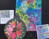Mosaic Christmas Ornament 4 in round