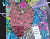 Mosaic Christmas Ornament 4 in oval