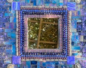Mosaic Mirror Blue and Purple