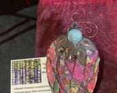 Mosaic Christmas Ornament 4 in oblong
