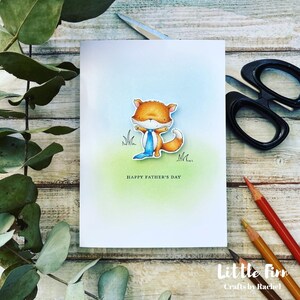 Baby fox Father’s Day card