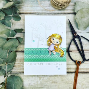 Little girl card