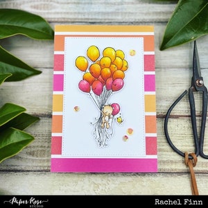 Birthday Balloons Bear card