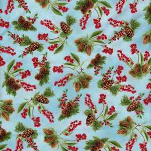 A Winter Song by Jane Shasky of Jane&#39;s Garden for Henry Glass Fabrics, Fabric by the yard, 9826-11