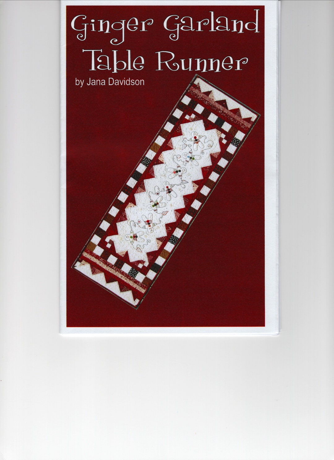 Ginger Garland Table Runner Hand Embroidery Pattern by Jana Etsy