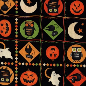 Scaredy Cats by Debbie Mumm for Wilmington Prints, Fabric by the yard, 67509-987