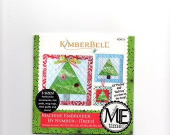 Machine Embroider by Number:  Trees by KimberBell, Machine Embroidery CD, KD618