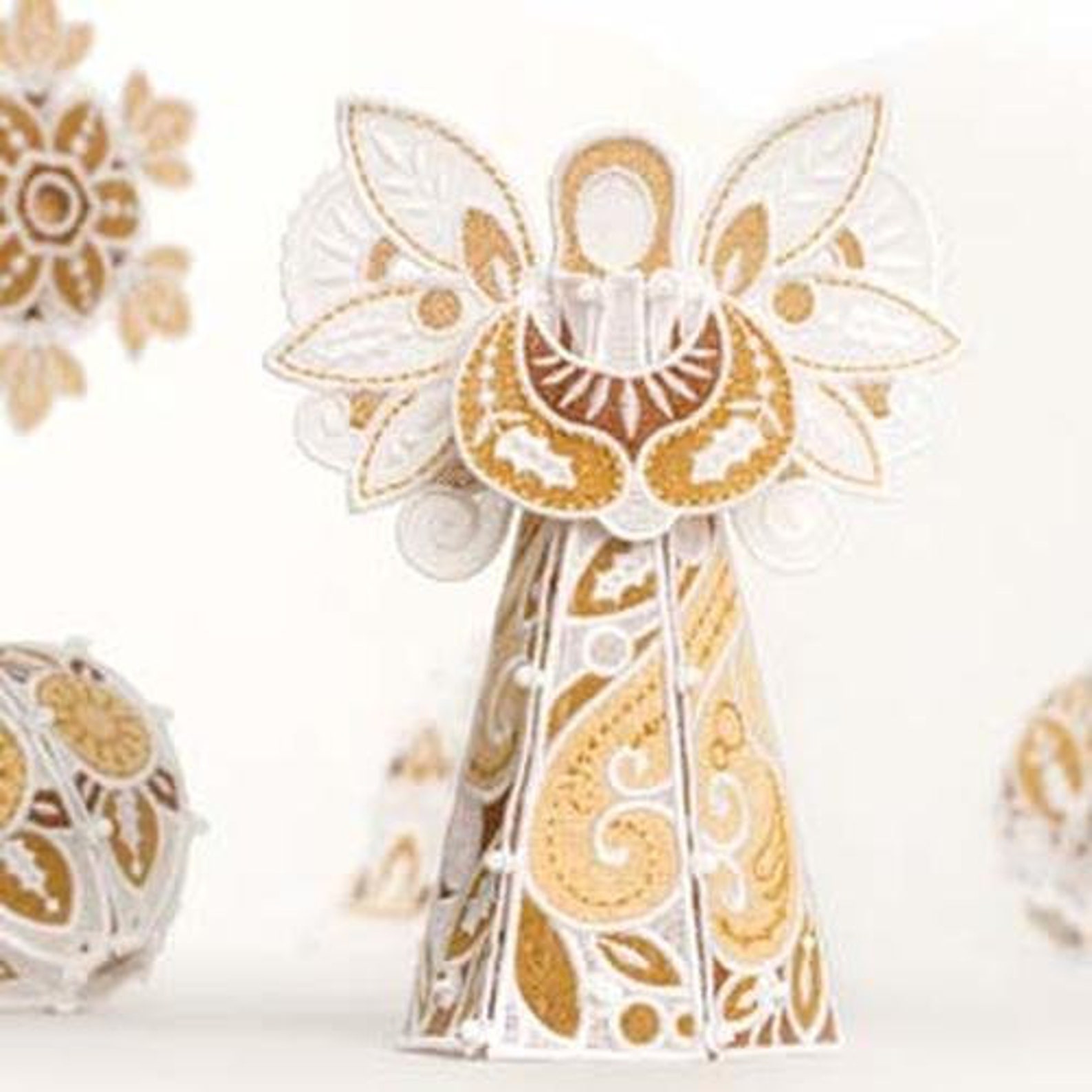 Gifts of Gold Ornaments Machine Embroidery CD by OESD 12644 Etsy