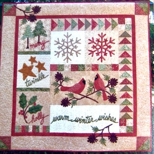 Warm Winter Wishes pattern by Pam Puyleart of Cottage Creek Quilts, CCQ#172