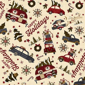 Buttermilk Winter by Stacy West of Buttermilk Basin for Henry Glass Fabrics, Fabric by the yard, 2283-33