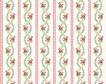 Violet's Garden by Mary Jane Carey of Holly Hill Quilt Designs for Henry Glass Fabrics, 31" piece of fabric, End of the bolt, 2410-22