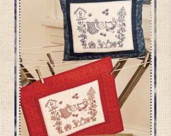 Grandma's Back Yard pattern by Blueberry Backroads, 11" x 12-1/2"", #033